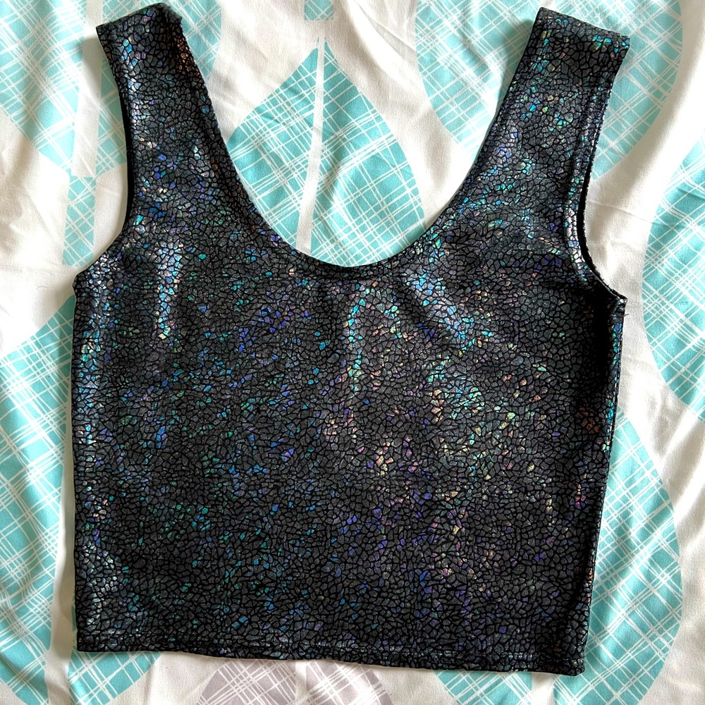Crop top for Raves, festival, concerts, dance, flow